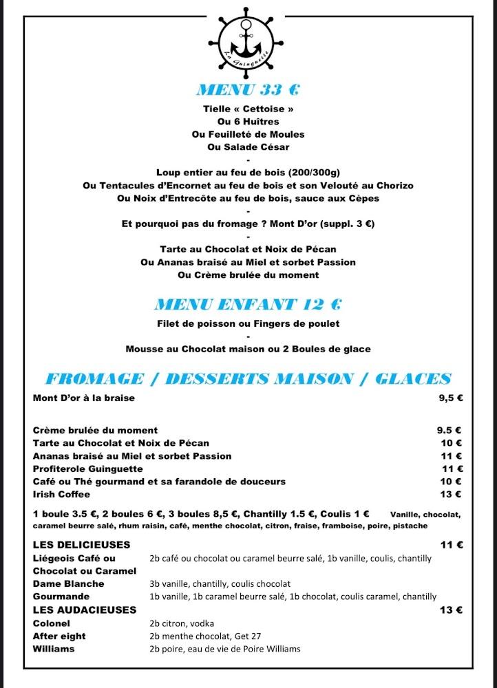La Guinguette by Sophie et Laurent - Menu Image 4